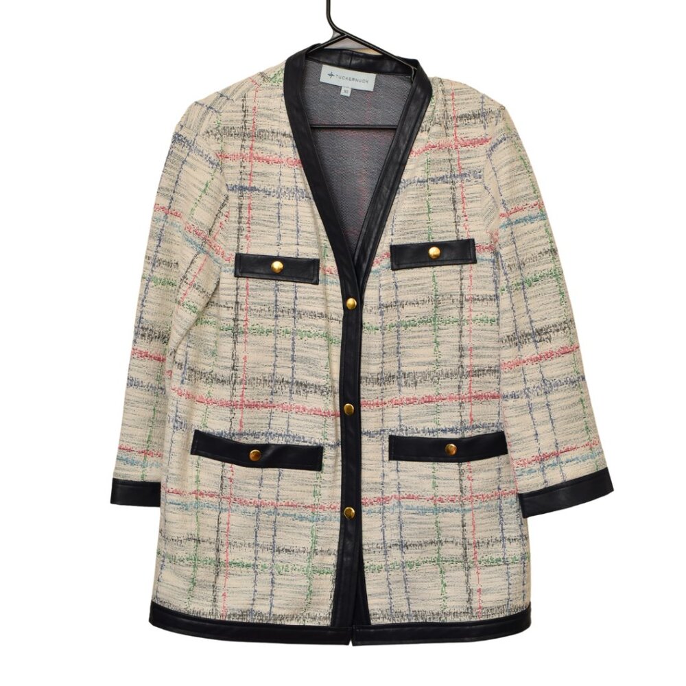Tuckernuck Oversized Tweed Cardigan Jacket Size XS